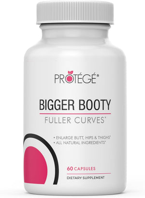 Protege Beauty Premium Butt Enhancement Pills - Bigger Butt and Glute Growth Supplement - Booty Enlargement to Lift, Firm and Tighten - Advance Butt Enhancer for Women - 60 ct